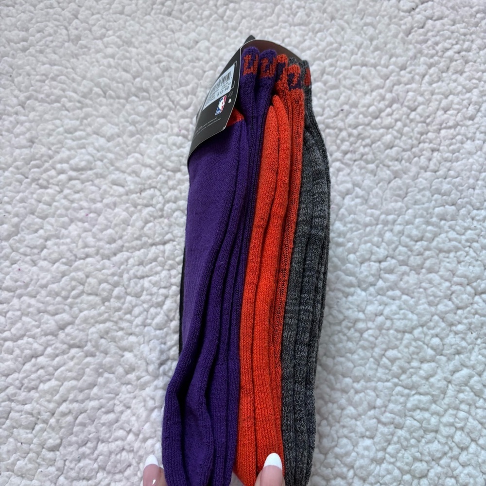 ⭐️⭐️⭐️Men’s NWT NBA Phoenix Suns 3 pack socks - Picture 2 of 5